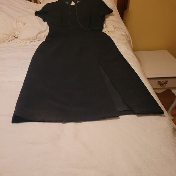 Liz Claiborne long black dress - Size 10 - Picture 1 of 5